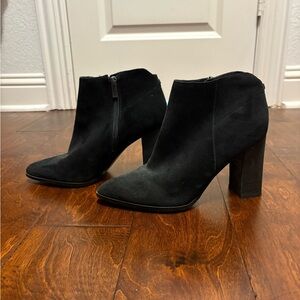 Ivanka Trump Carver Suede Booties, 8.5